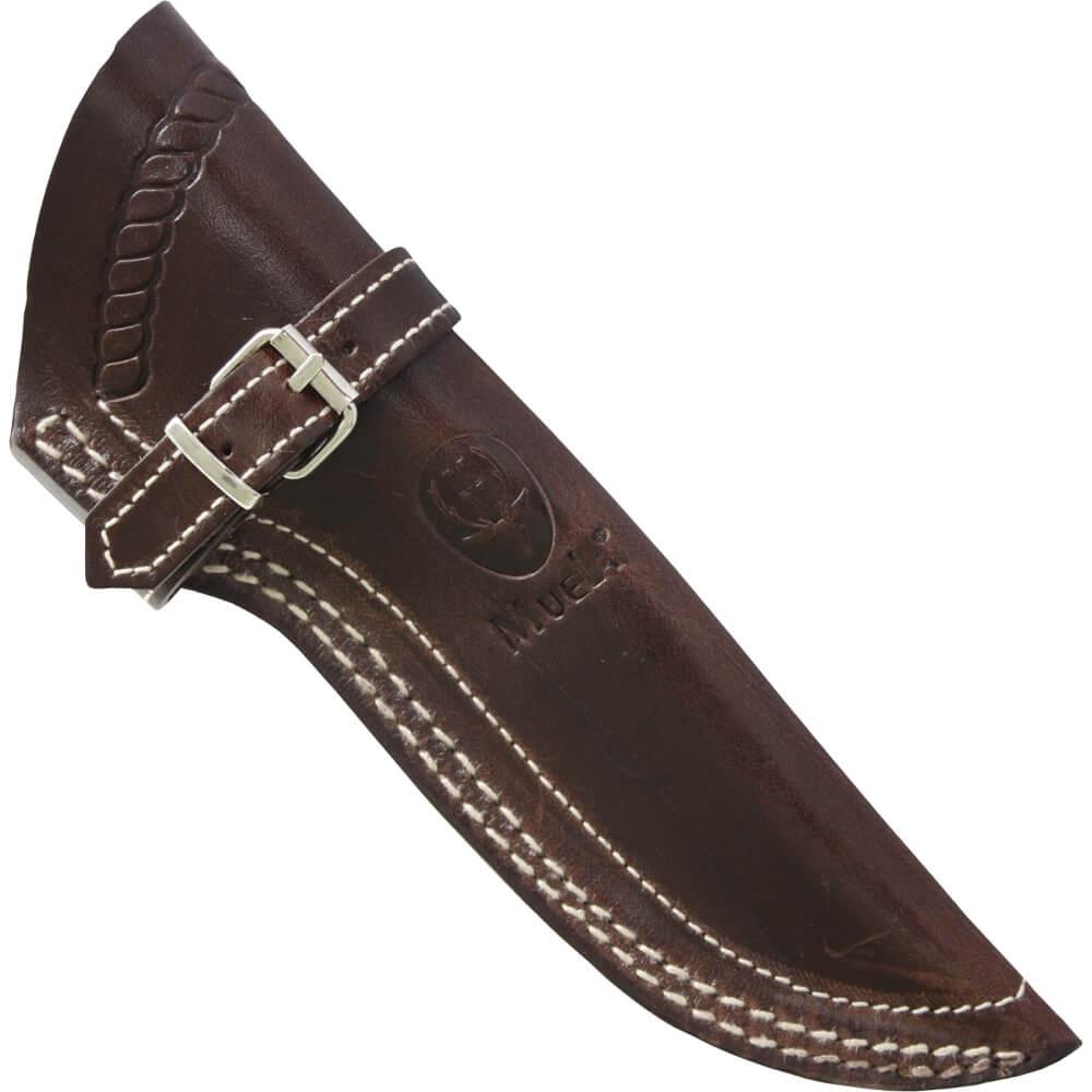 Aborigen Jagdmesser mit braunem Micarta Griff und Hirsch Hirsch Feuerstahl