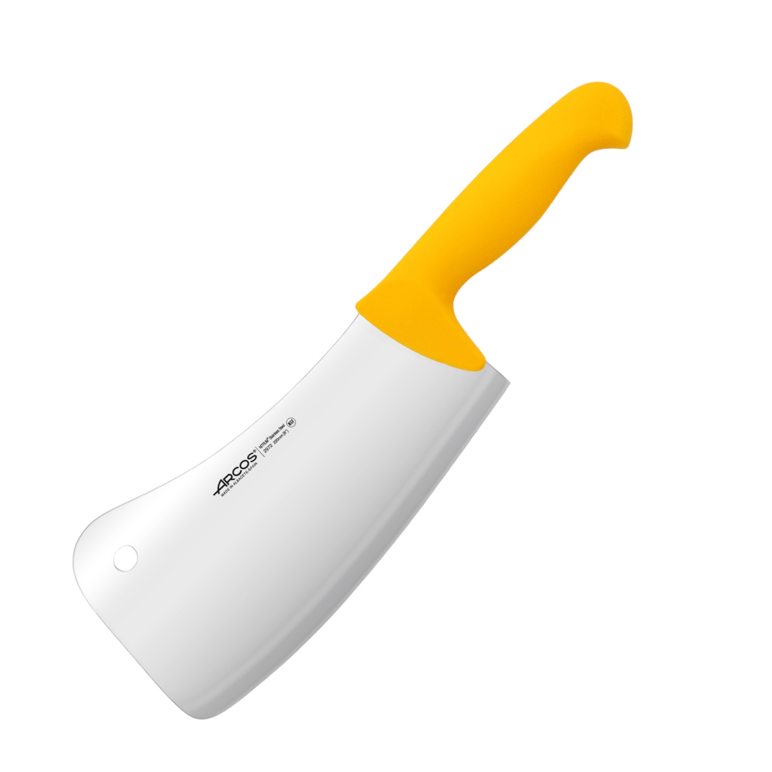 Hachuela con agujero en la hoja de 200 mm mango de polipropileno ...