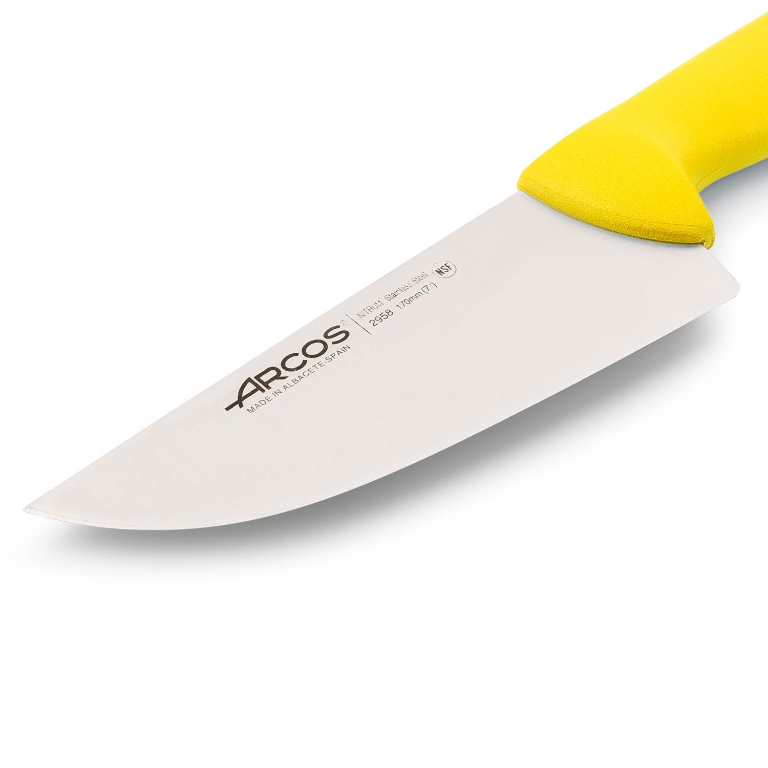 Arcos 170mm butcher's knife with colored polypropylene injection molding handle