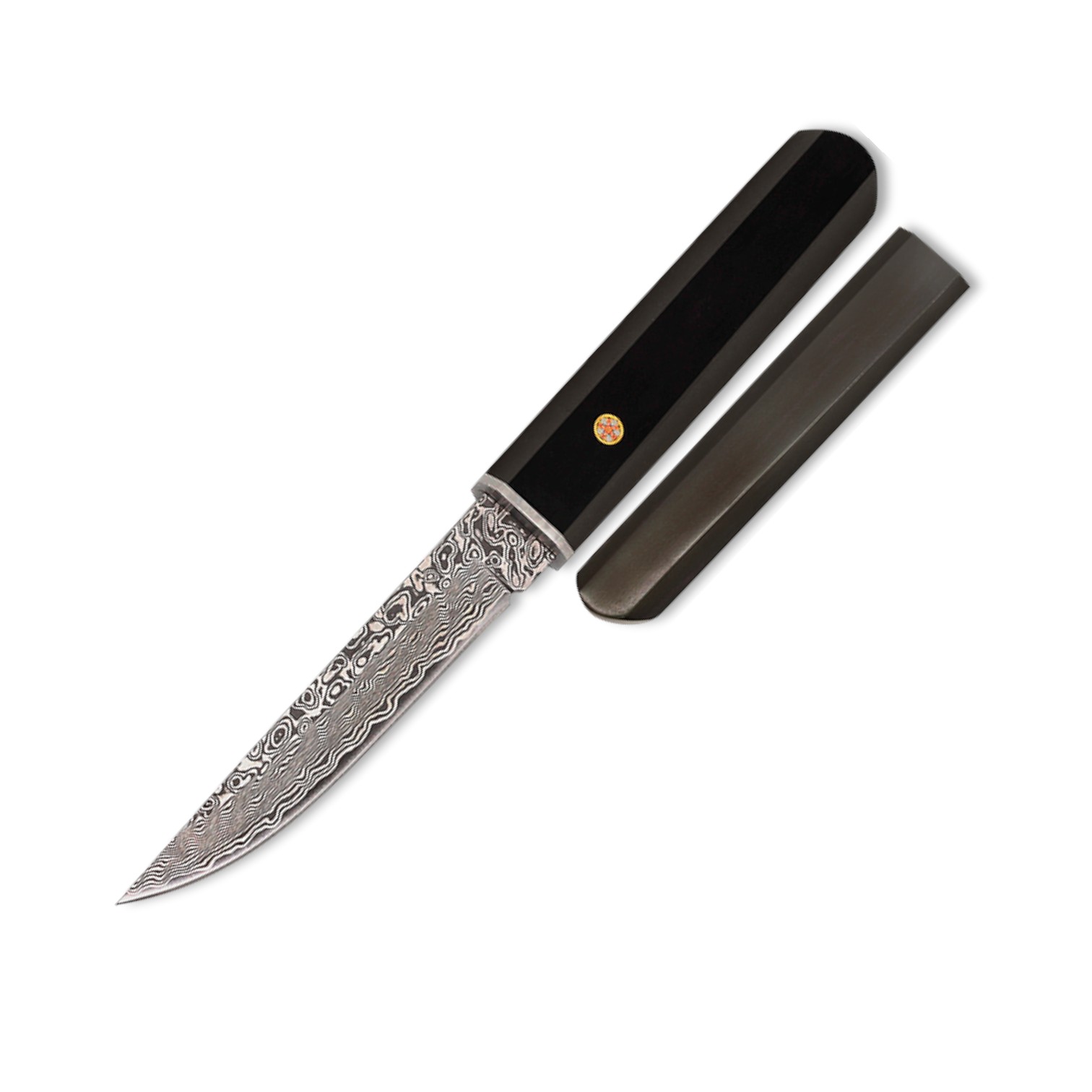 Knife with 11cm Damascus blade