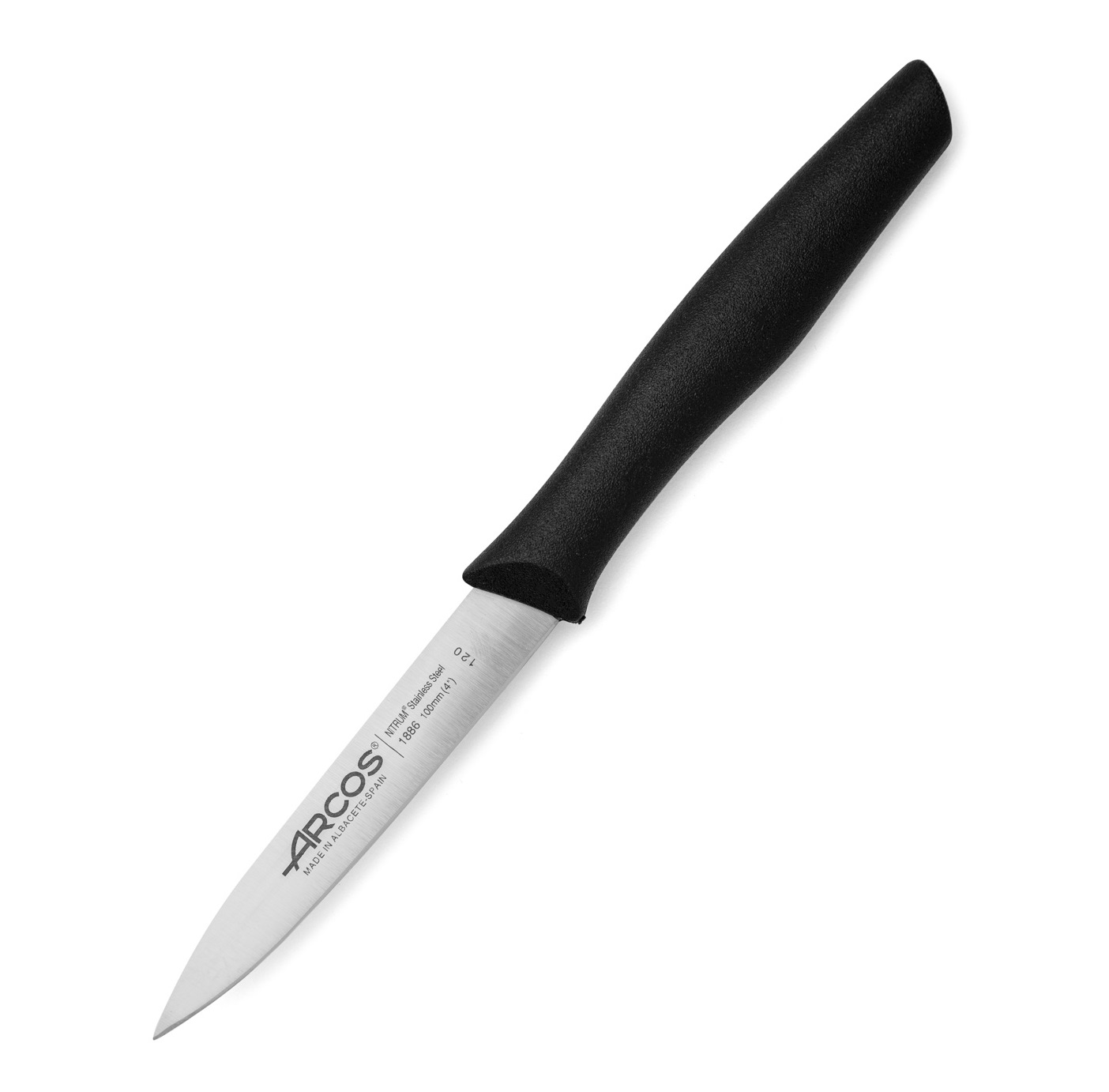 Arcos Nova pointed paring knife with 100 mm blade, colored polypr...