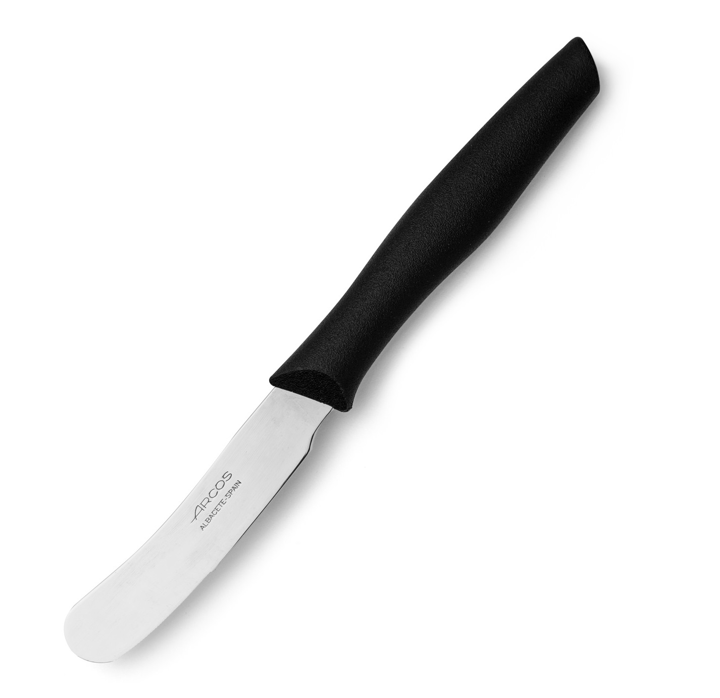 Arcos Nova butter knives with 90mm flat blade, colored polypropyl...