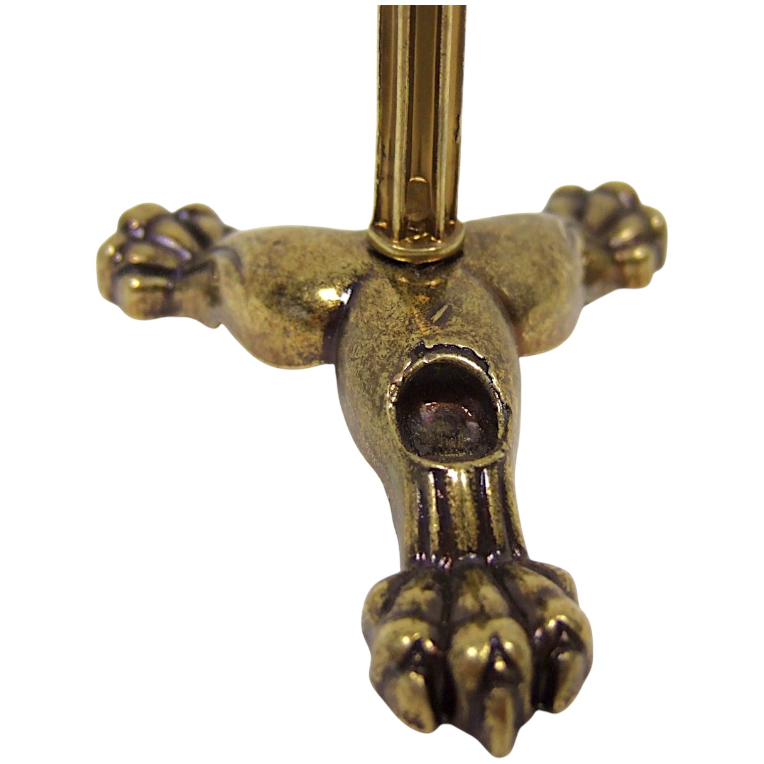 Metal letter opener holder