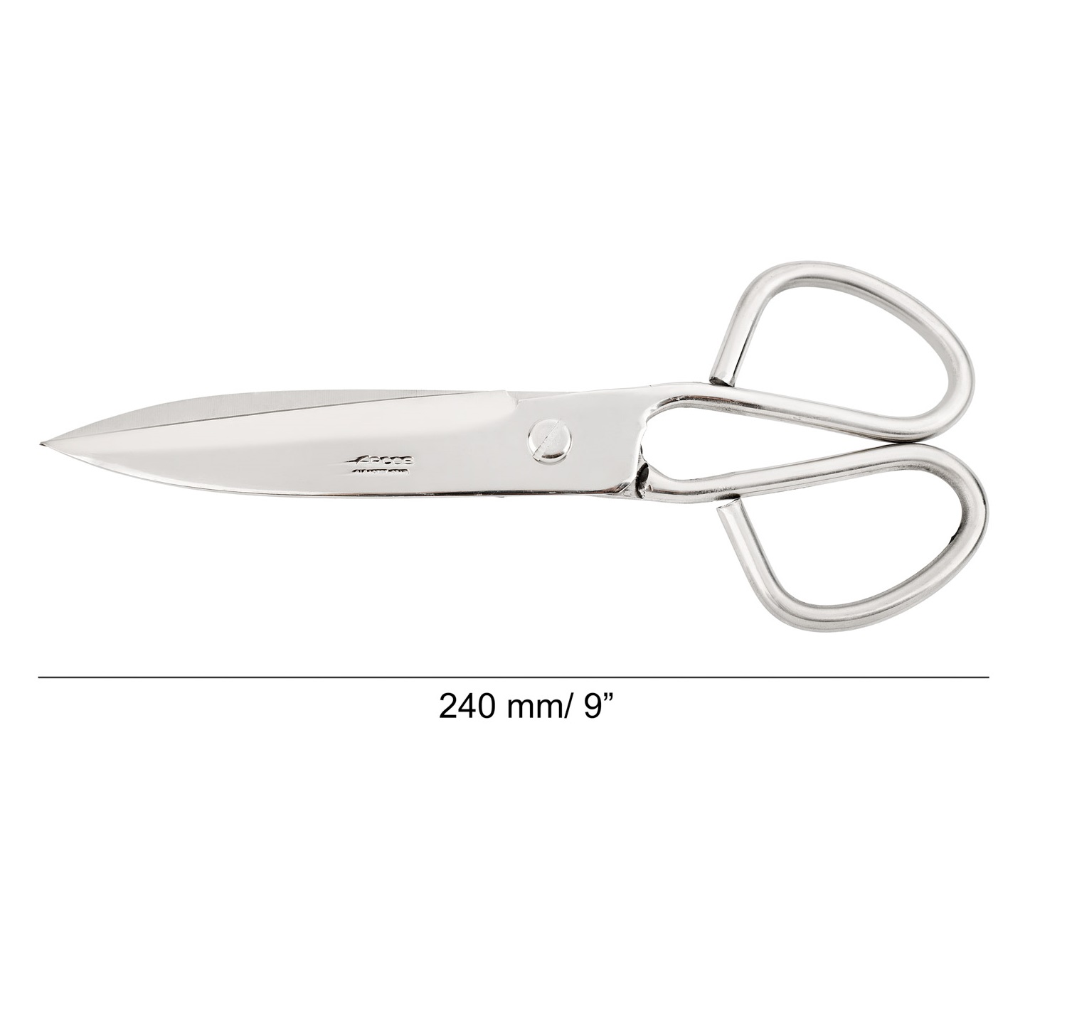Arcos kitchen scissors, one-piece stainless steel, 240 mm