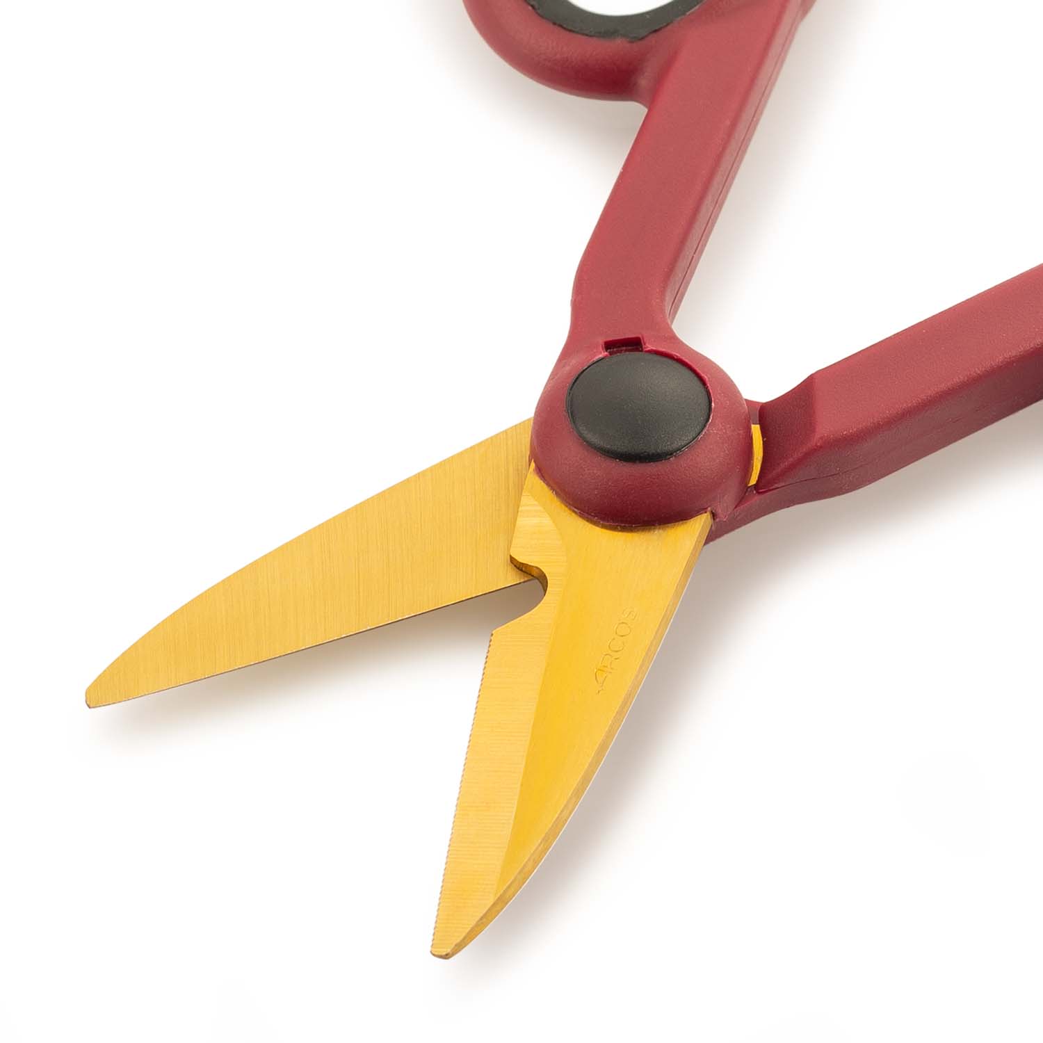 Professional electrician's scissors with tungsten coating. Arcos with insulating polypropylene handle.