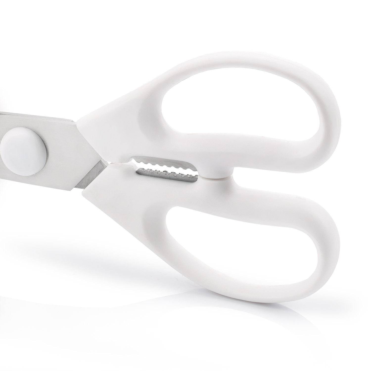Arcos 195 mm kitchen scissors with white polypropylene handle