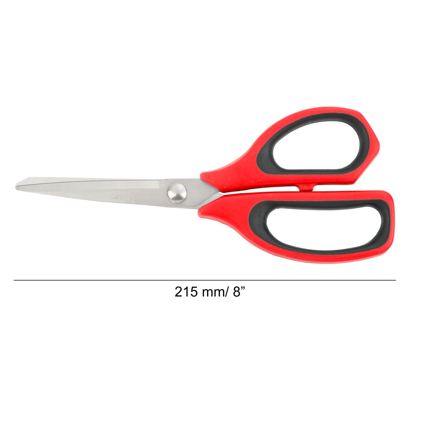 Arcos Prochef 215 mm kitchen scissors with red and black polypropylene handle