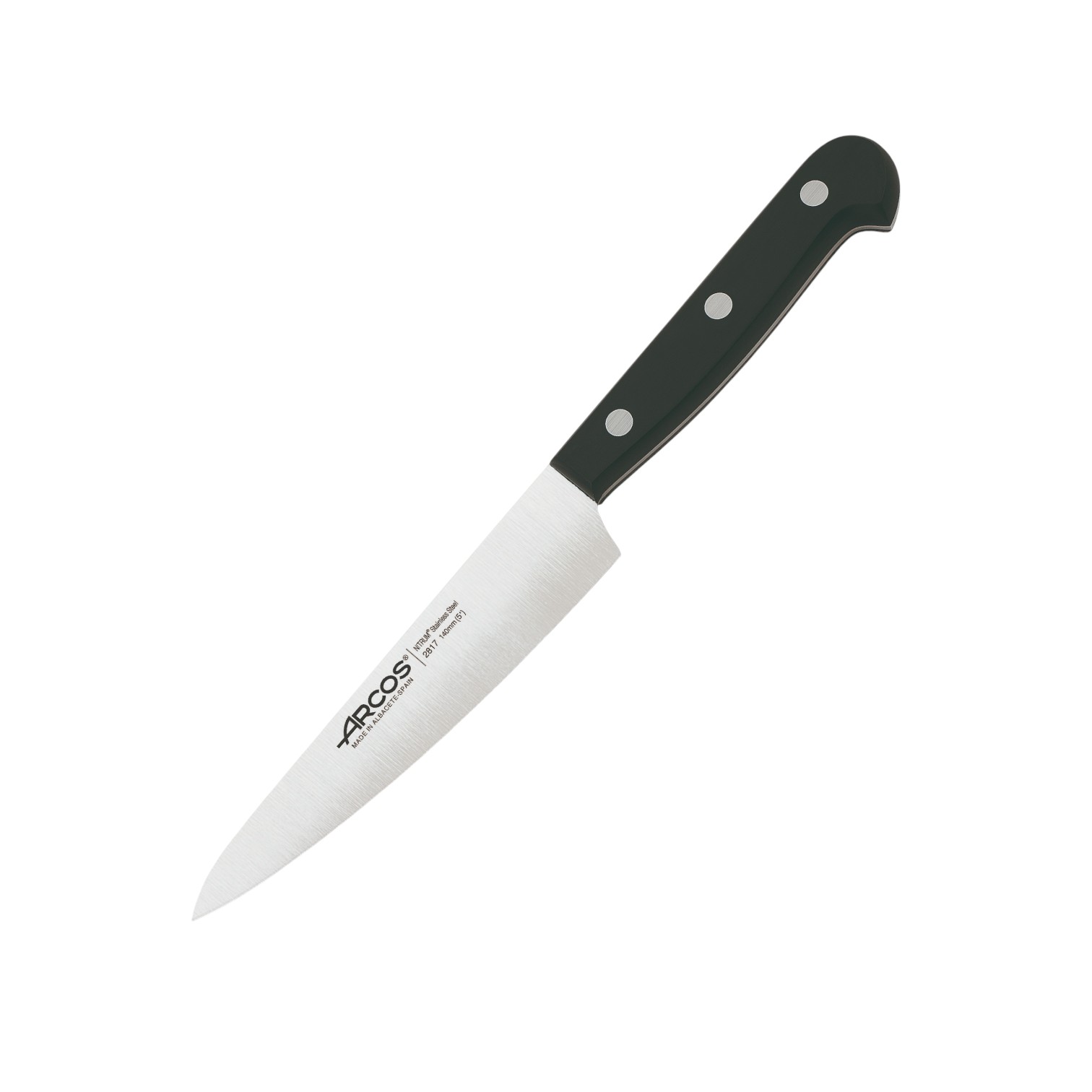 Arcos Universal 140 mm chef's knife with black polyoxymethylene h...