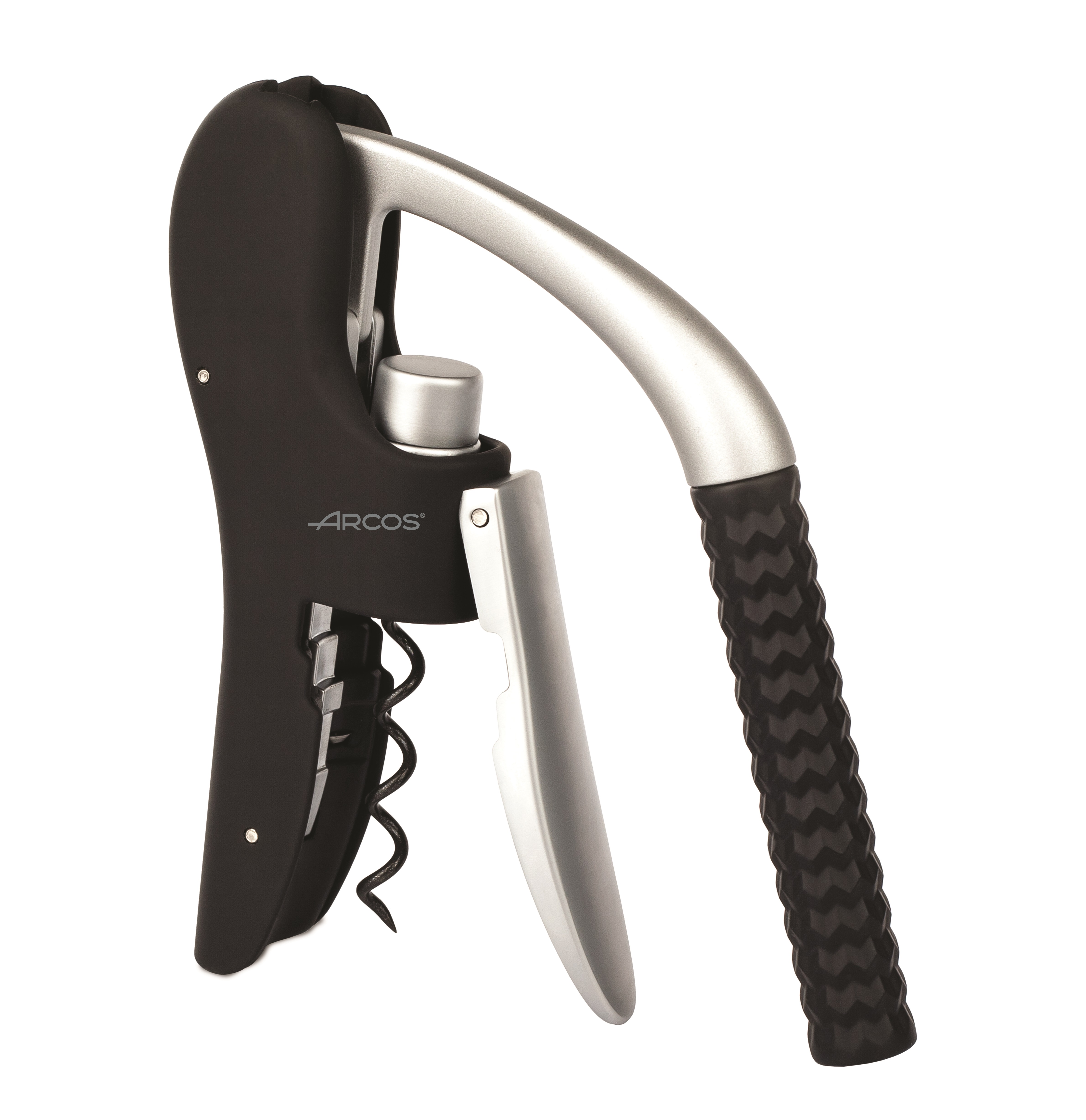 Arcos handheld corkscrew with foil cutter