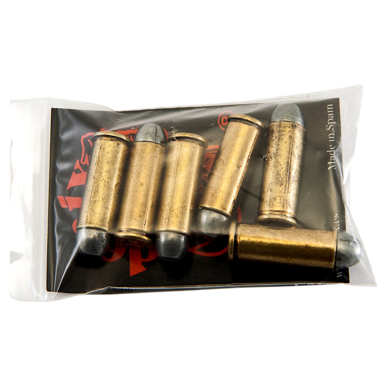 6 unidades Bala de revólver calibre .45