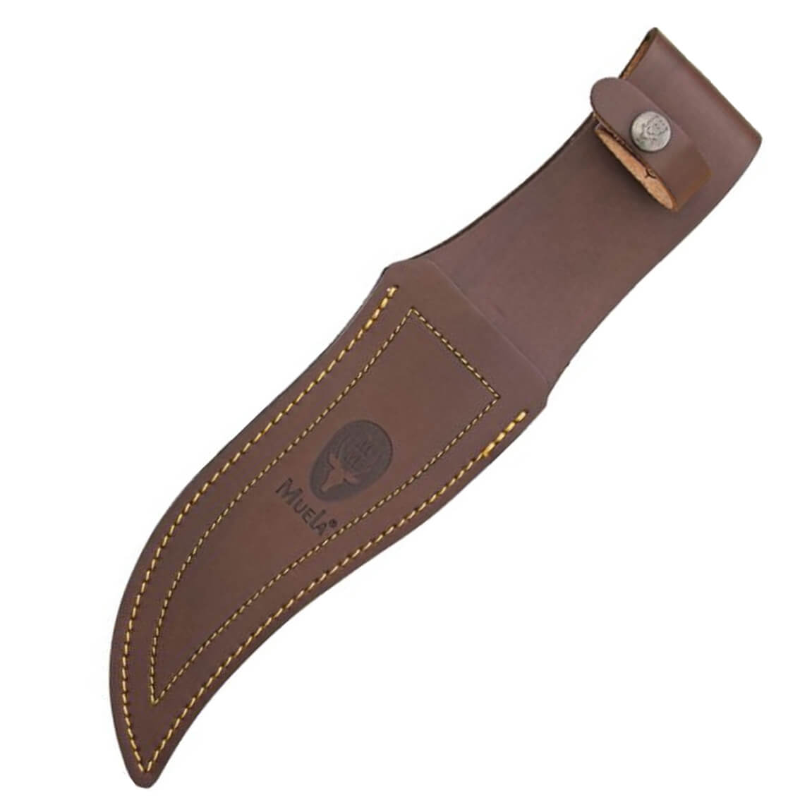 Cuchillo de caza Muela Apache con mango de asta de ciervo y hoja de acero Molibdeno Vanadio de 19 cm