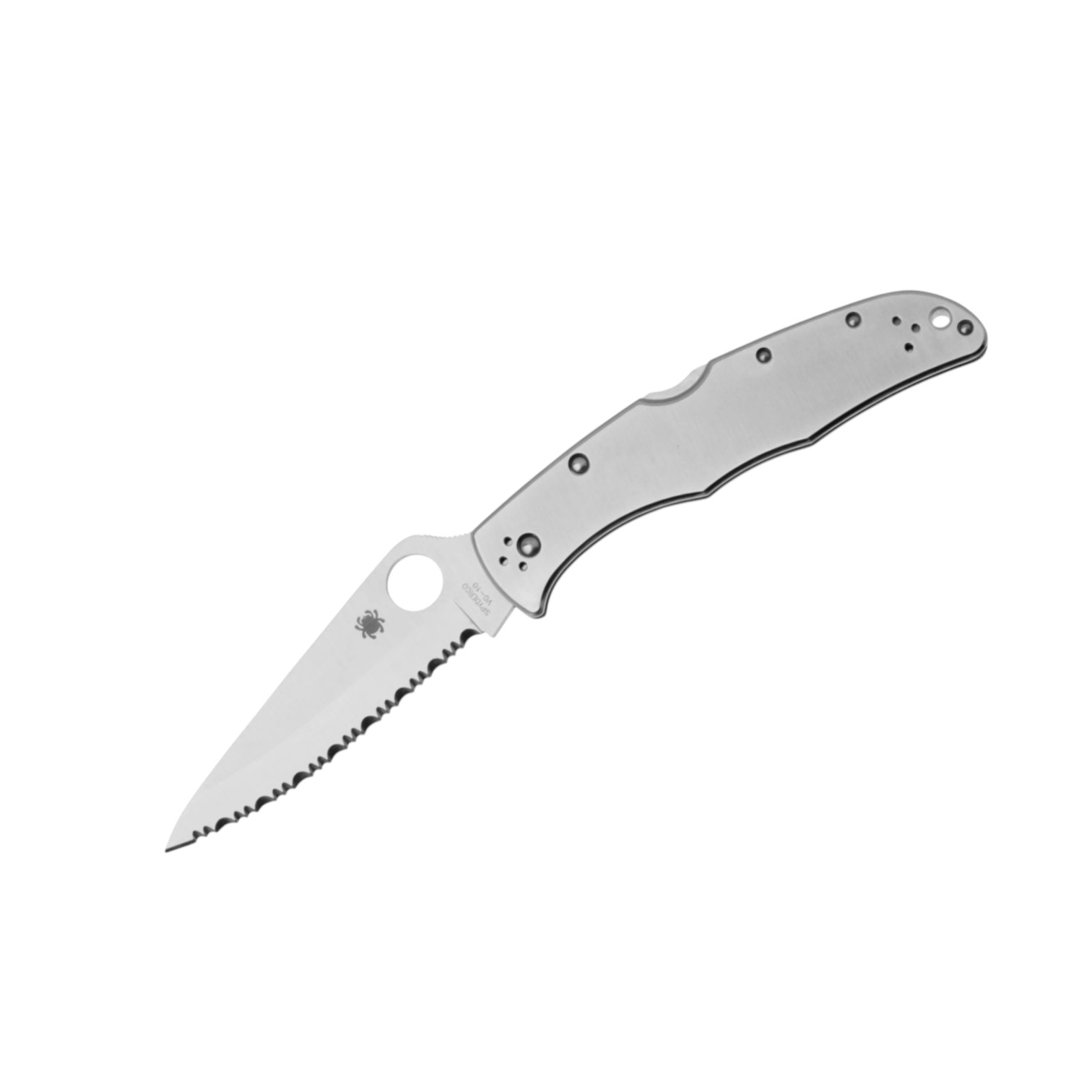 Couteau Spyderco Endura 4 en acier inoxydable C10S, avec lame den...