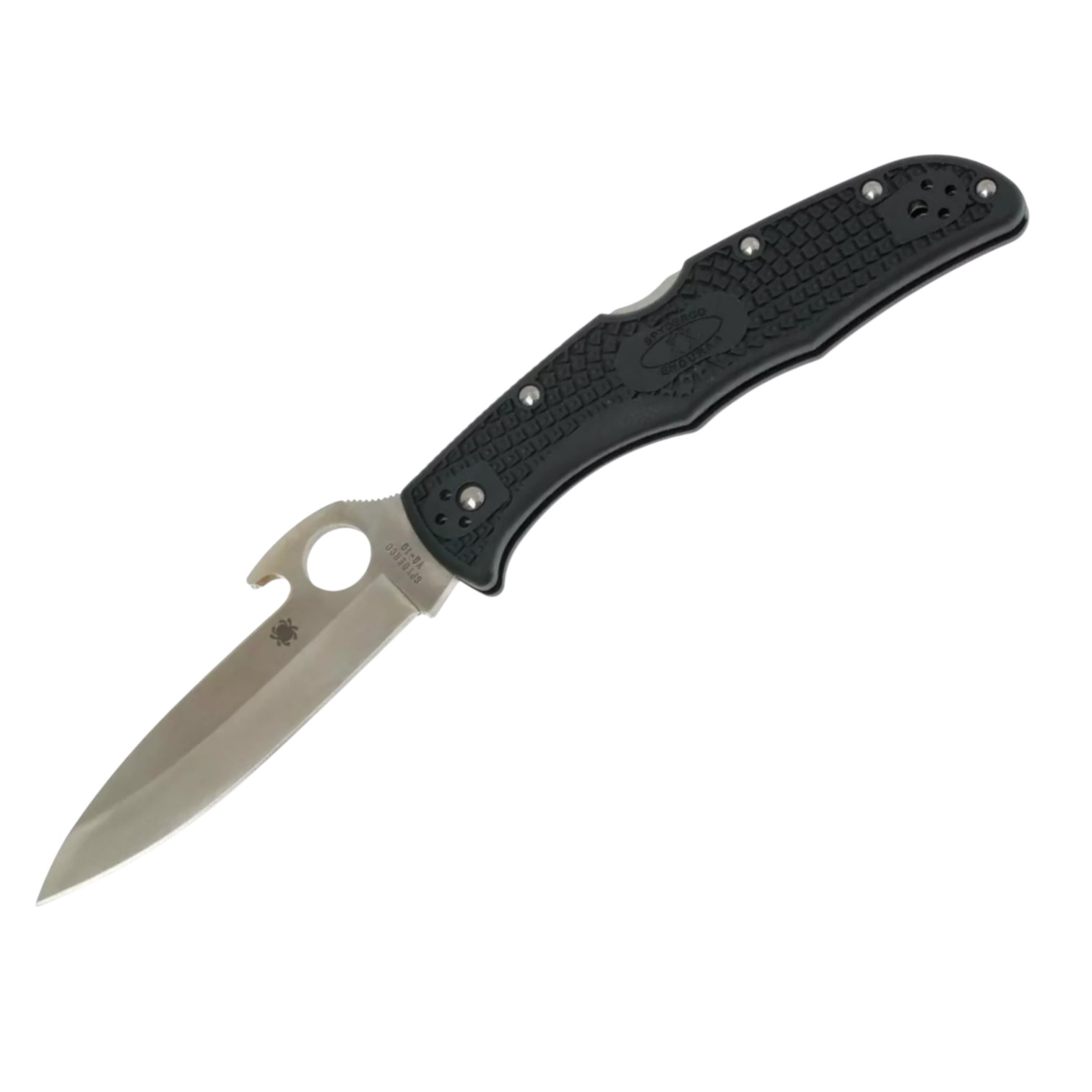 Couteau de poche Spyderco Endura 4 PE Wave Emerson C10PGYW, lame ...