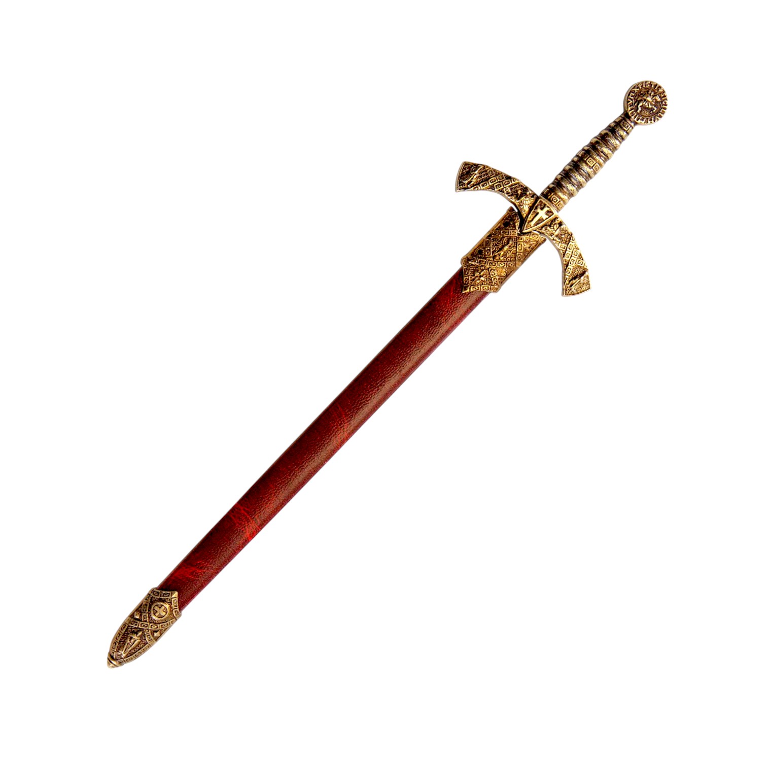 Abrecartas espada con funda de caballero templario Denix