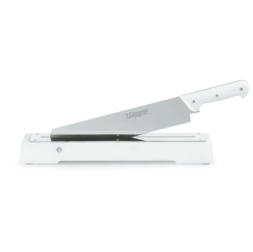 Bacaladera in acciaio inox con supporto 3 Claveles