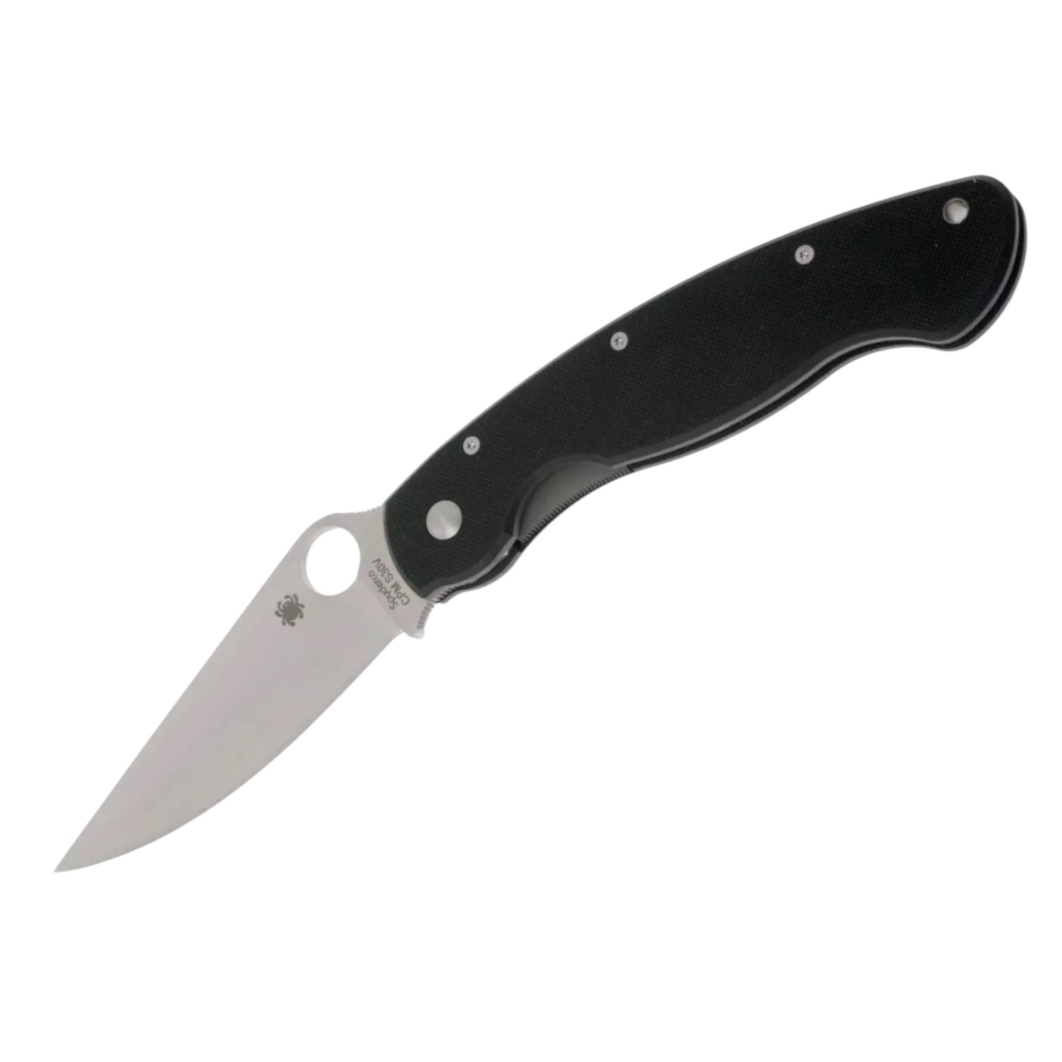 Couteau militaire Spyderco modèle C36GPE avec lame de 10,2 cm à t...