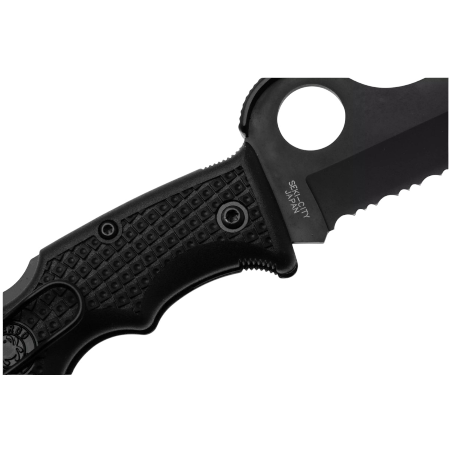Spyderco Assist Black Blade PS C79PSBBK folding knife with black FRN handle and 9.4 cm VG10 blade with backlock