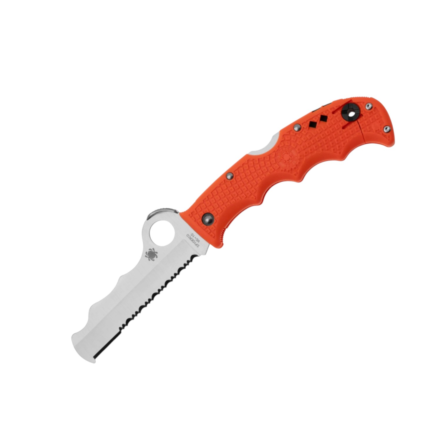 Couteau de poche Spyderco Assist Lightweight Orange C79PSOR avec ...