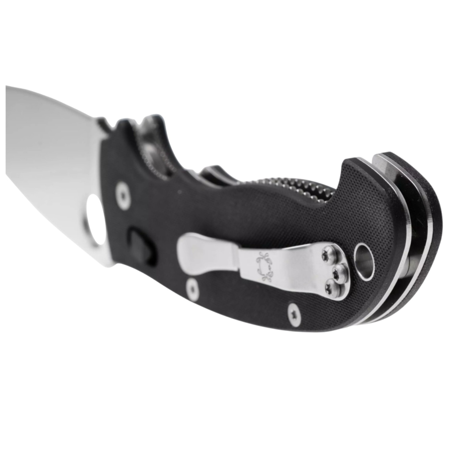 Spyderco Manix 2 XL C95GP2 with black G10 handle and 9cm CPM S30V plain edge blade
