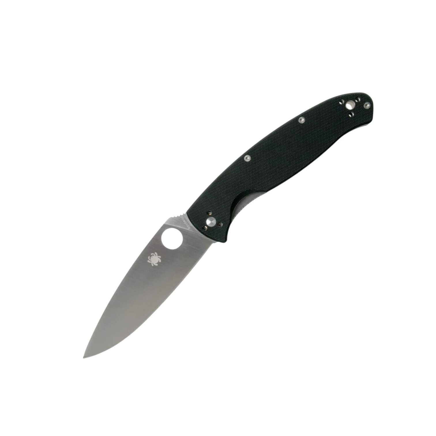 Couteau de poche Spyderco Resilience avec lame lisse de 10,8 cm e...
