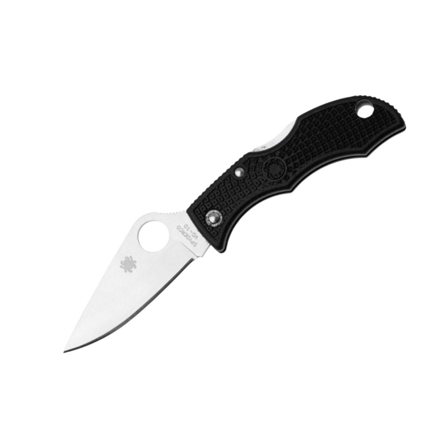 Couteau de poche Spyderco Ladybug LBKP3 avec manche en FRN noir e...