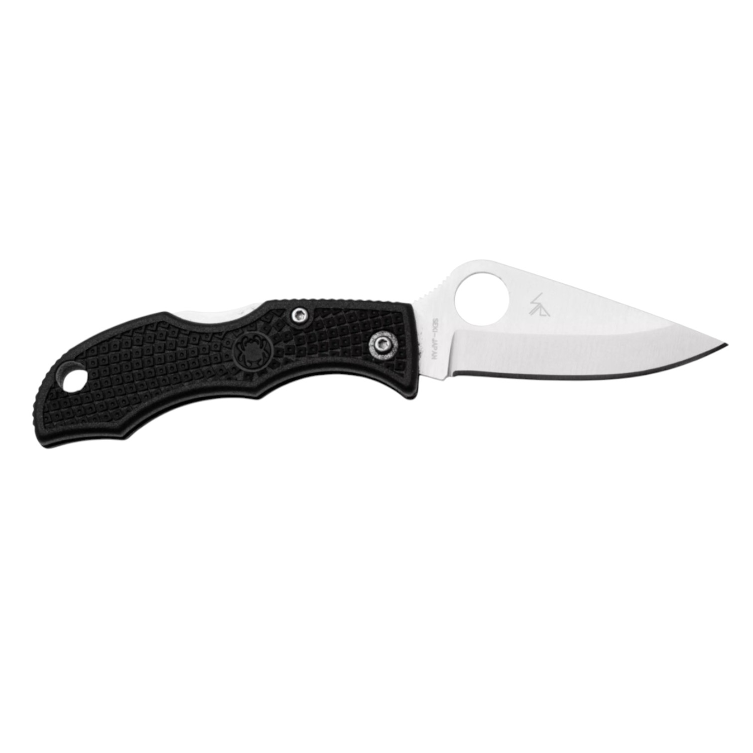 Spyderco Ladybug LBKP3 pocket knife with black FRN handle and VG10 blade with plain edge