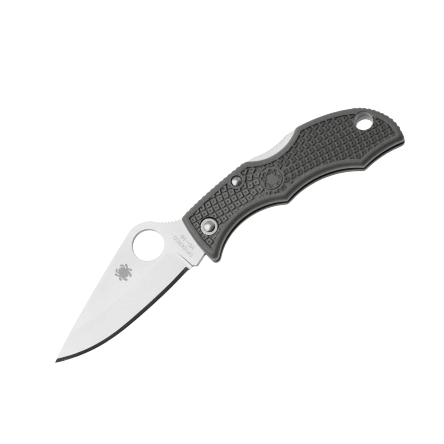 Couteau de poche Spyderco Ladybug Foliage Green LFGP3 avec lame V...
