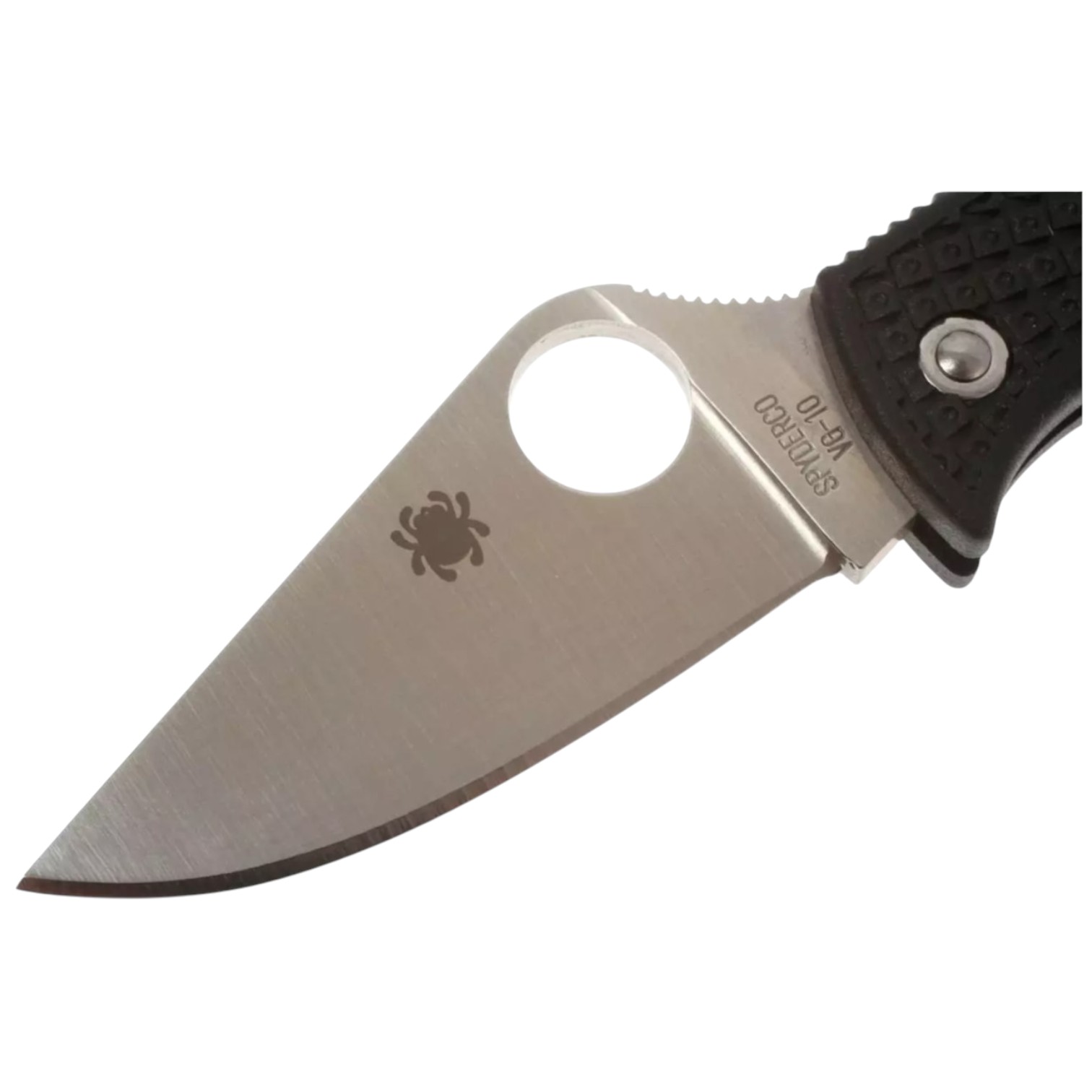 Spyderco MBKP ManBug con impugnatura FRN nera e lama VG10 da 4,4 cm con bordo piatto