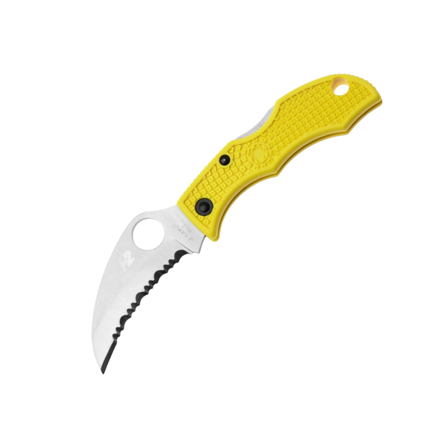 Couteau Spyderco Hawkbill SpyderEdge LYLS3HB avec lame dentelée e...