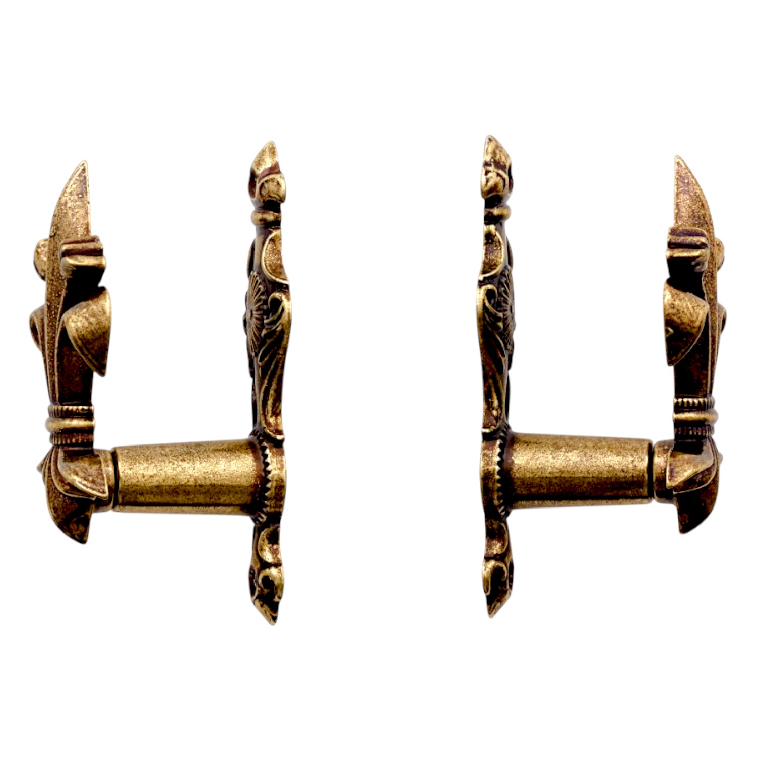 Colgador en forma de flor de Lis, 2 piezas