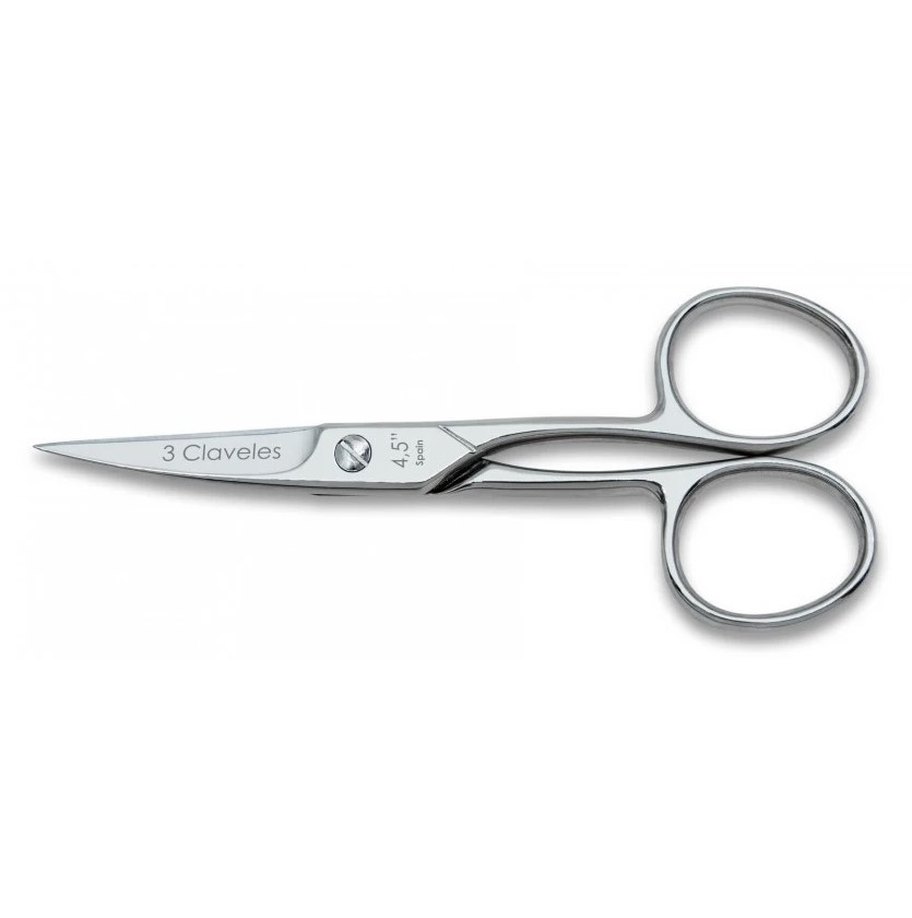 Tesoura de unhas forjada 11,5 cm curvada 3 Claveles