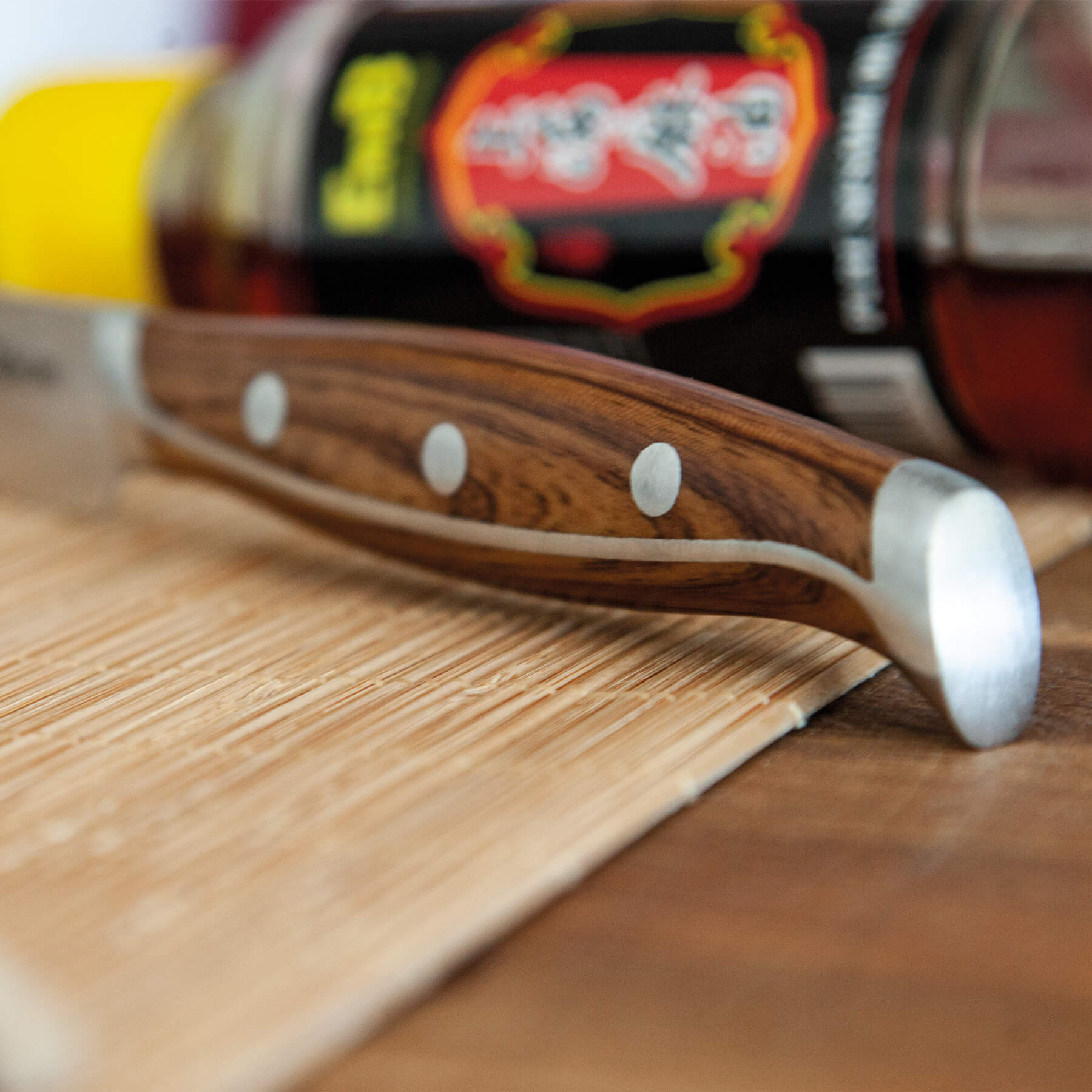 Set of 4 3 Claveles Wagyu steak knives with ABS handles