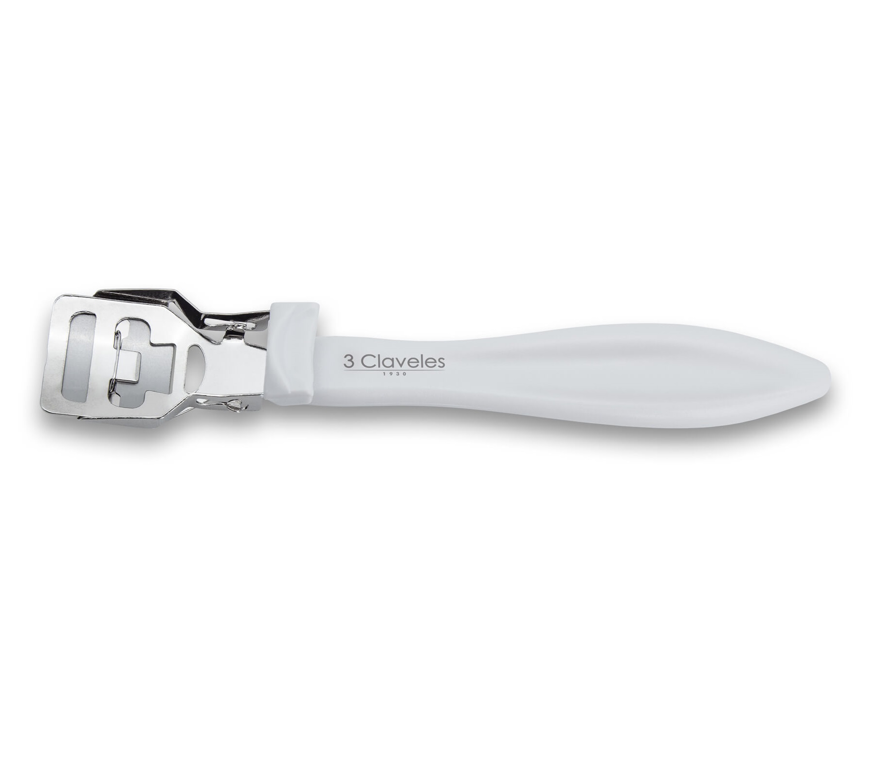 15cm corn cutter with hinge and white handle, 3 Claveles brand, b...