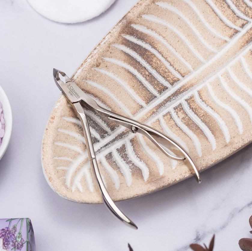 Alicate de cutícula de precisão com corte de 7 mm 3 Claveles