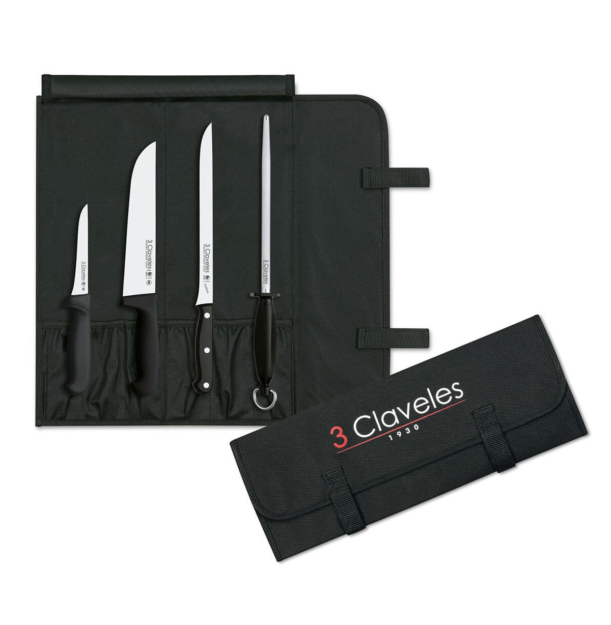 3 Claveles Professional Ham Carving Set, 5 Pieces