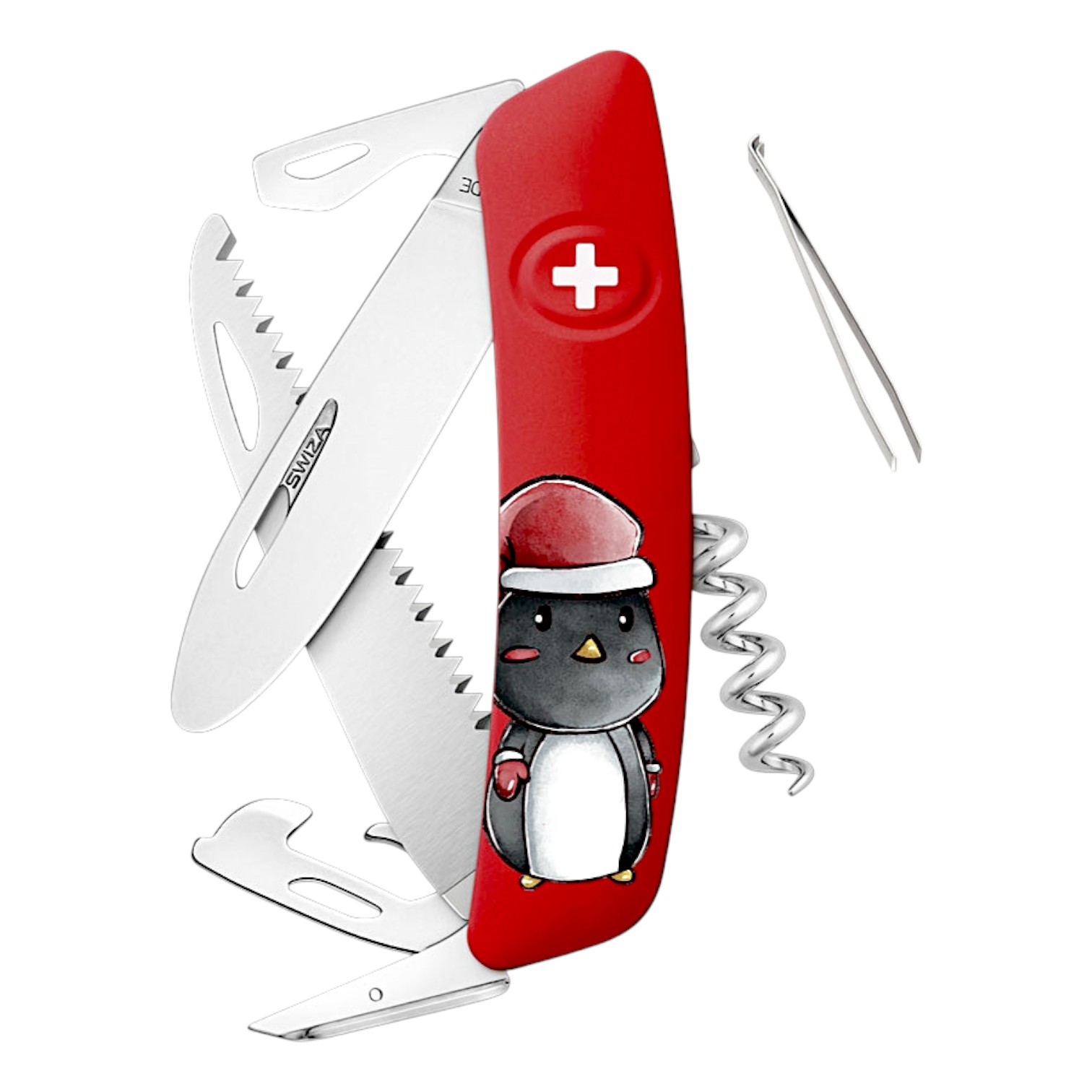 Penguin Christmas pocket knife Swiza