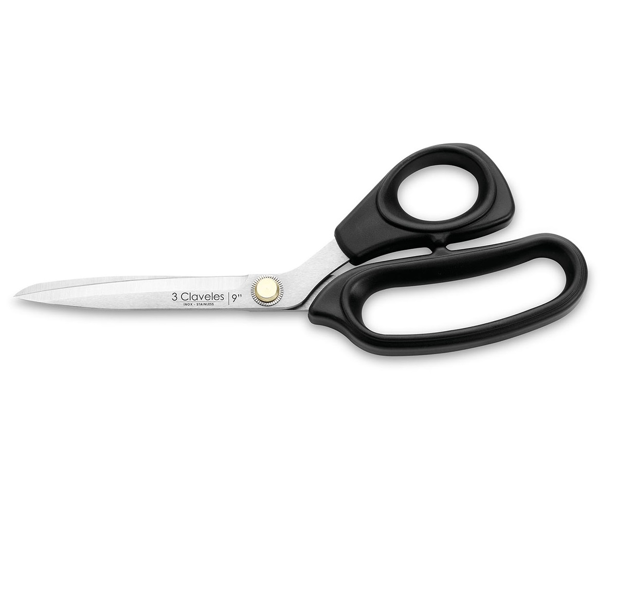 Multi-Purpose Sewing Scissors 23cm with Black TPR Thermoplastic H...