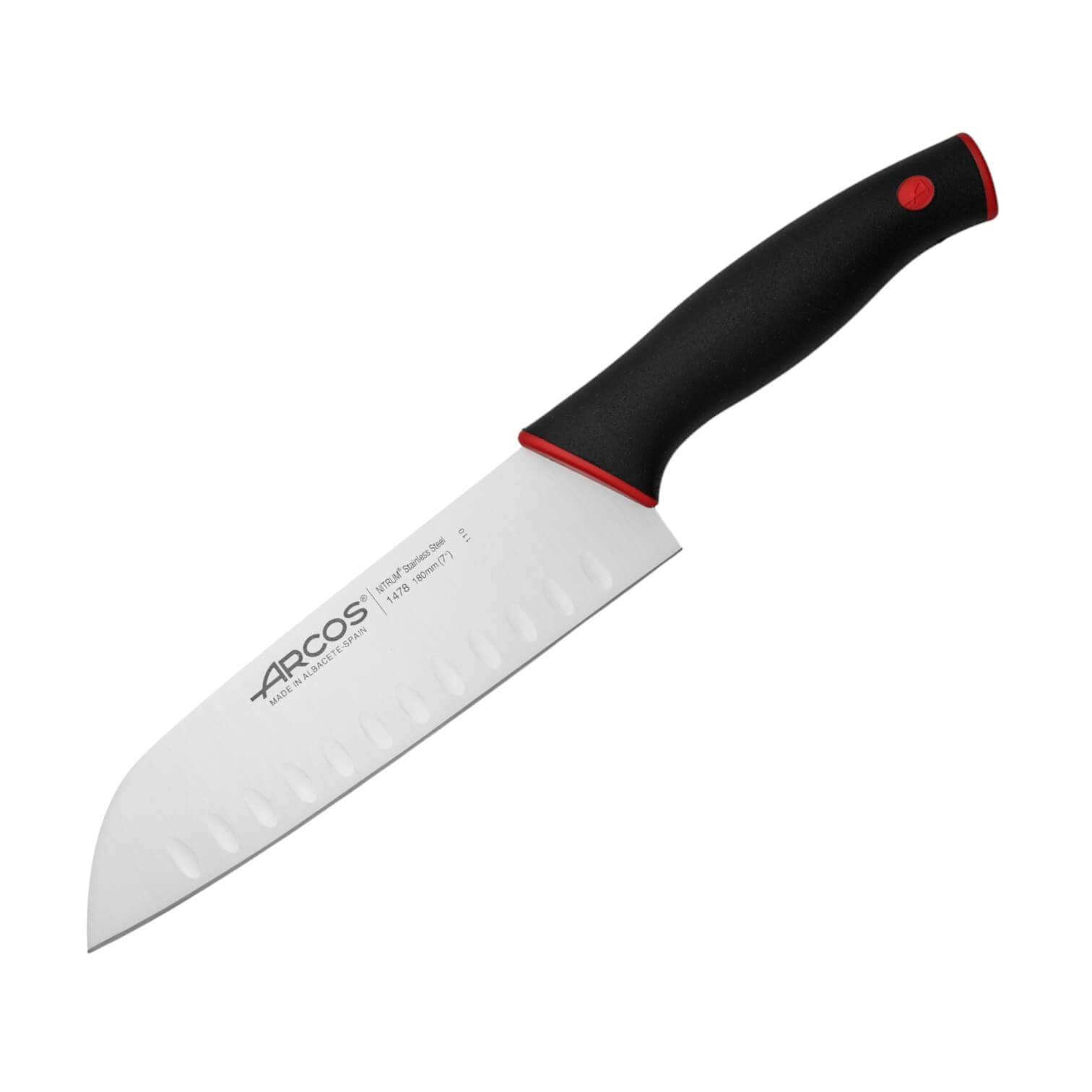 Arcos Duo double injection ergonomic handle santoku knife