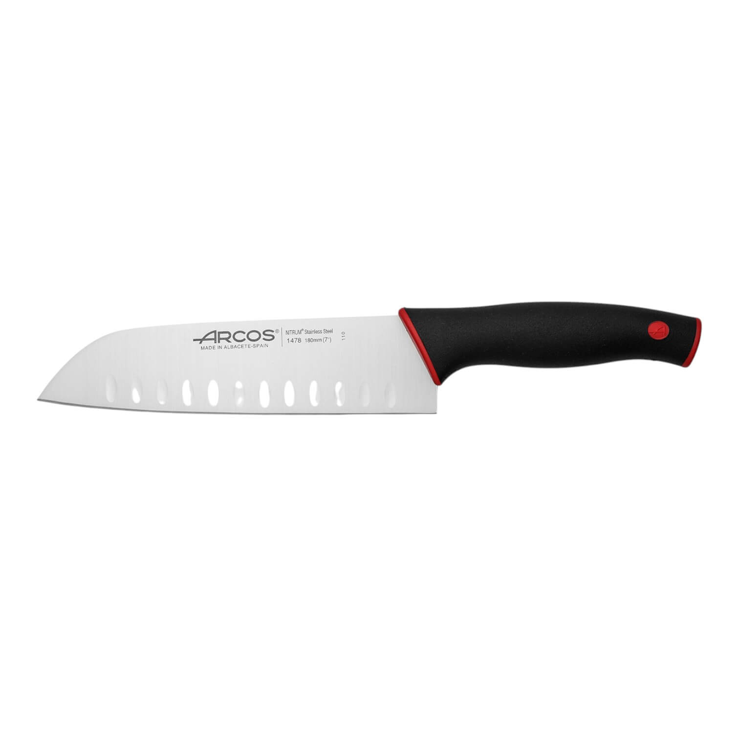 Arcos Duo double injection ergonomic handle santoku knife
