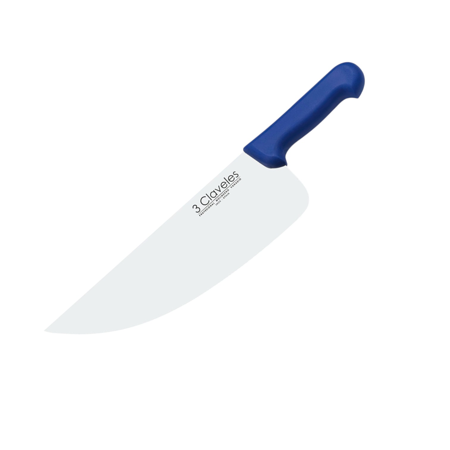Fishmonger's cleaver, 32 cm and 2 mm blue polypropylene handle, 3...