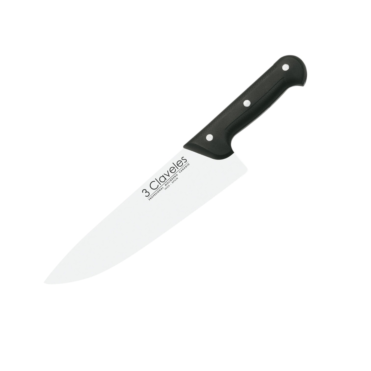 Chicken cleaver, 27 cm and 4 mm black polypropylene handle, 3 Cla...