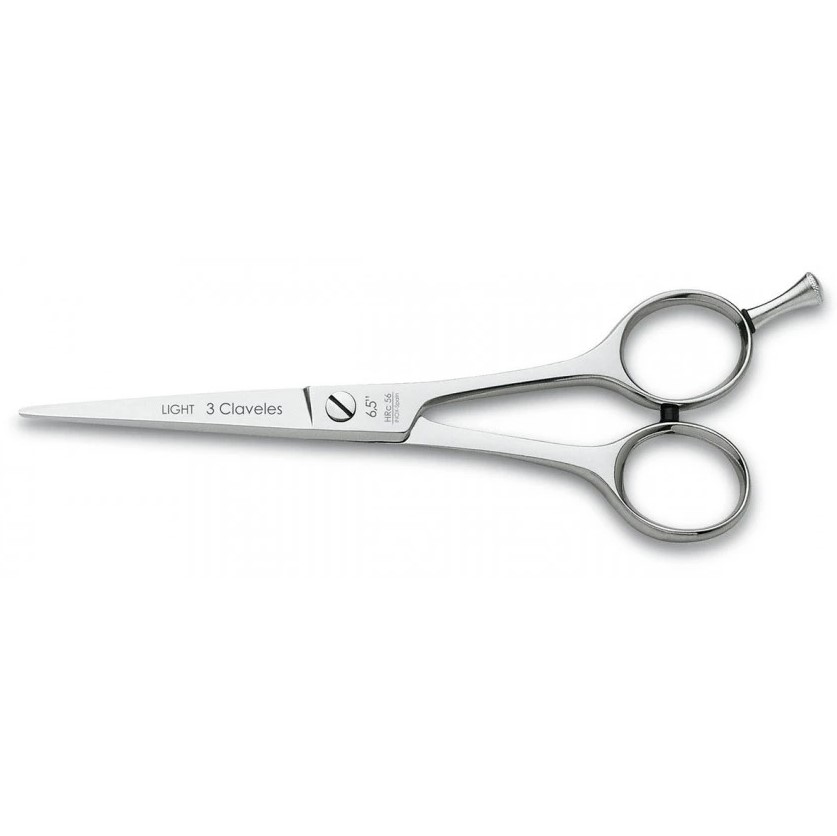 Ciseaux de coiffure ST Light 6,5" avec bord micro-dentelé 3 Clave...