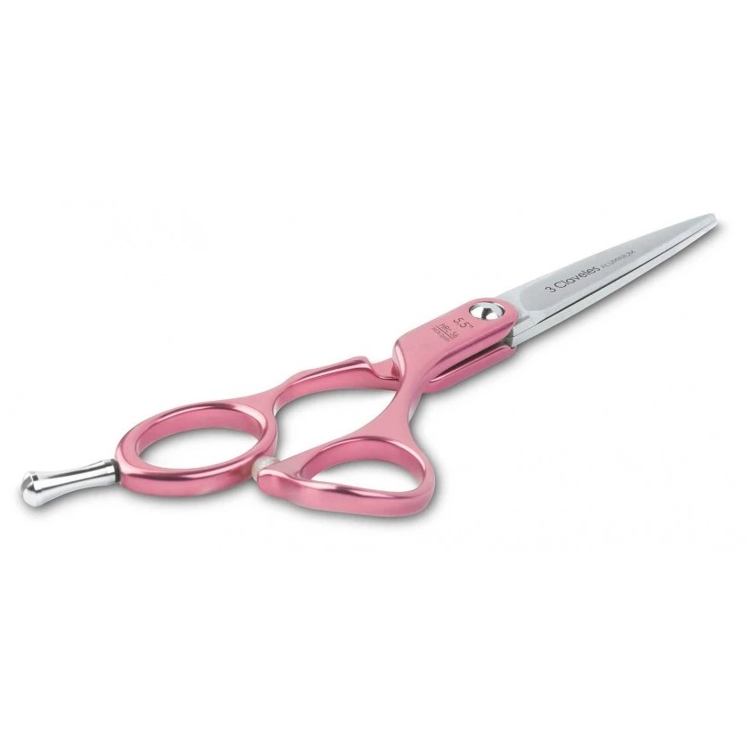 5,5-Zoll-Friseurschere aus Duraluminium mit weicher Kante, 3 Claveles