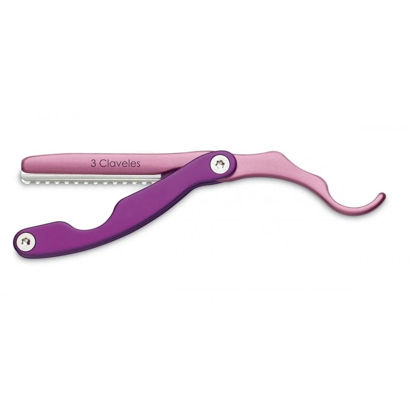 Ergo rosa Friseurmesser 17,5 cm 3 Claveles