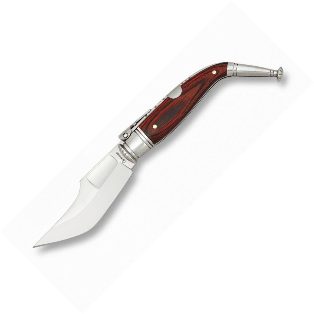 Albainox JEREZANA Nº00 Klappmesser mit Holzgriff, Aluminiumzwinge...