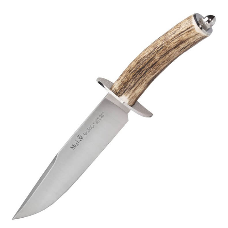 Muela Sarrio-19A Jagdmesser mit Hirschgeweihgriff und 19 cm Kling...
