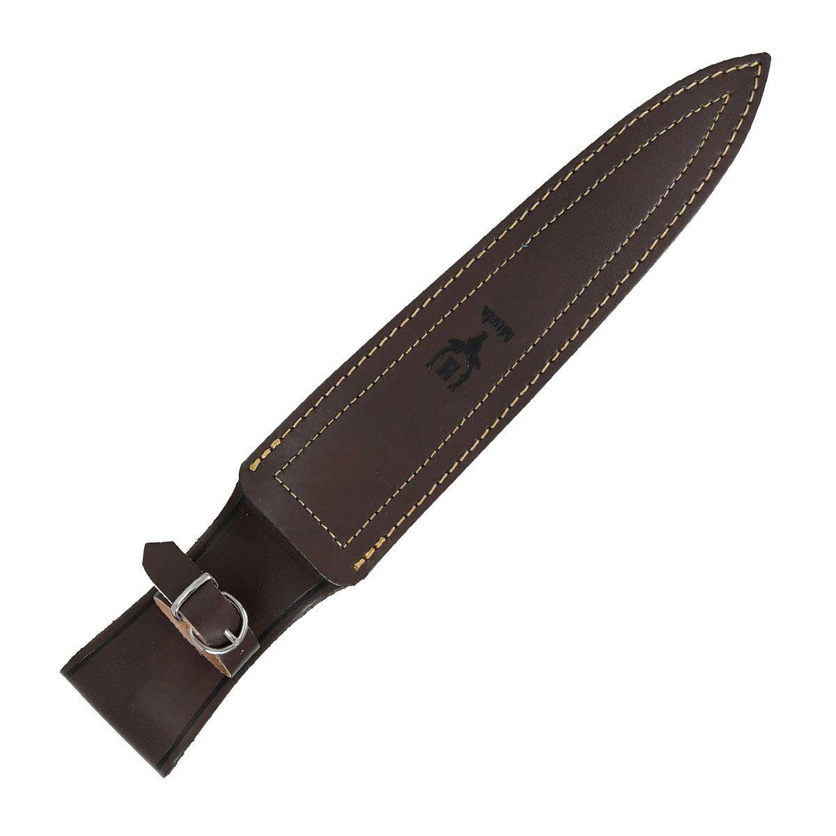 Coltello da caccia Muela Bear-24R con manico in legno rosso e lama a doppio taglio da 24,5 cm