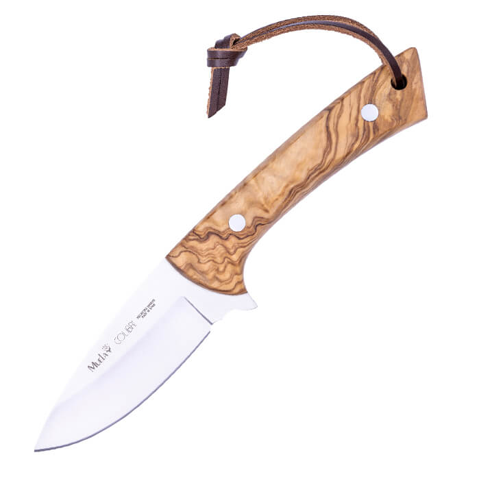 Faca de caça Muela Colibri 9OL com cabo de madeira de oliveira e ...