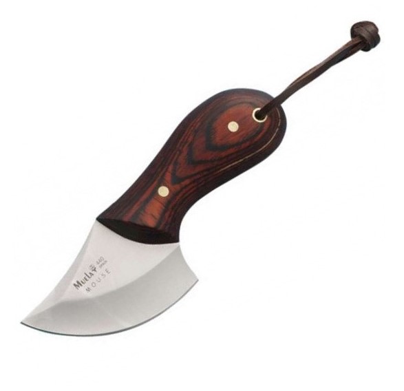 Muela Mouse-Enthäutungsmesser mit Ausdauergriff und 5,5 cm Klinge