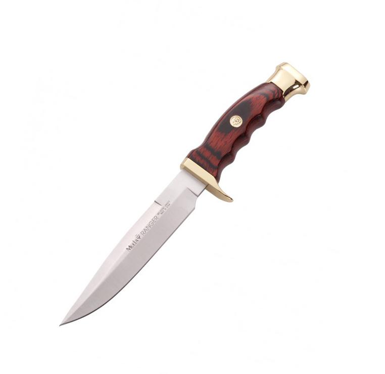 Muela Ranger Jagdmesser mit rotem Holzgriff und 14 cm langer Klin...